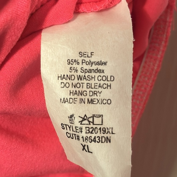 White Birch Pink Sleeveless Body Suit With Adjustable Tie Front Detail - Picture 8 of 10